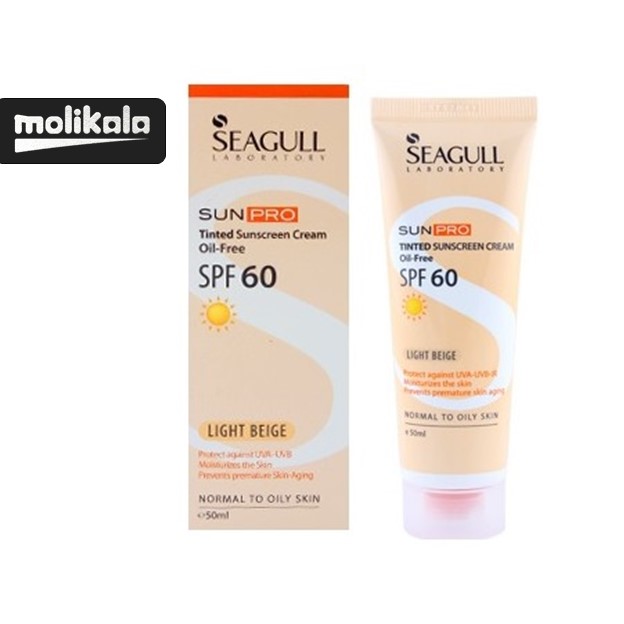 تصویر  کرم ضد‌آفتاب SPF60 سی‌گل SEAGULL