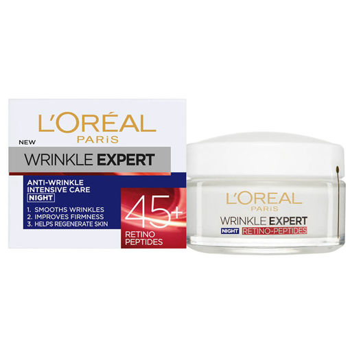 کرم شب ضد چروک 45+ سال لورال  wrinkle expert