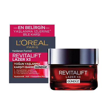 تصویر  کرم روز ضد چروک Revitalift Laser X3 لورال