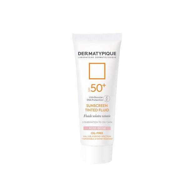 ضدآفتاب رنگی (رز بژ ) پوست چرب SPF50 درماتیپیک