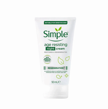 کرم شب ضد چروک سیمپل Simpel Age Resisting Night Cream